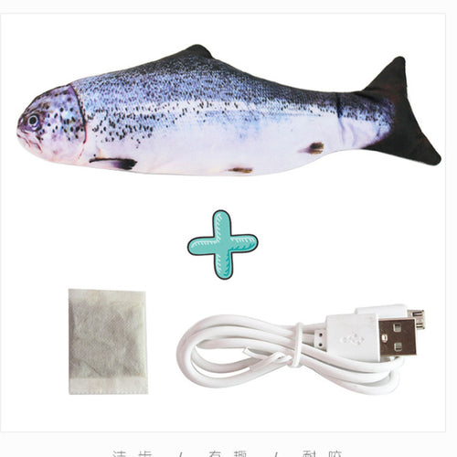 Load image into Gallery viewer, Cats USB Charger Interactive Toy Fish
