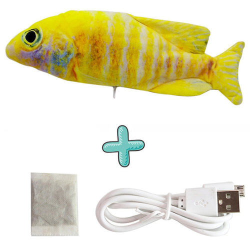 Load image into Gallery viewer, Cats USB Charger Interactive Toy Fish
