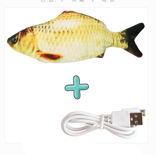 Load image into Gallery viewer, Cats USB Charger Interactive Toy Fish
