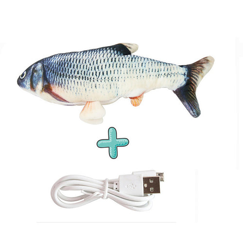 Load image into Gallery viewer, Cats USB Charger Interactive Toy Fish
