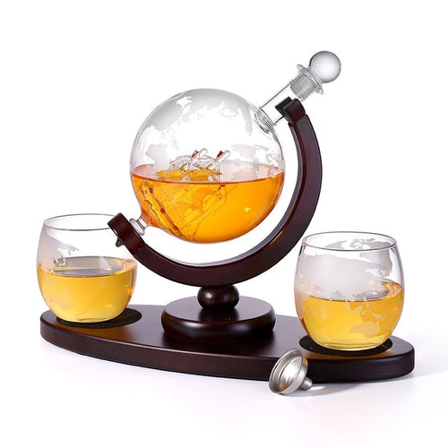 Load image into Gallery viewer, Whiskey Decanter Globe Wine Aerator Glass Set
