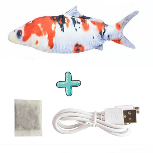 Load image into Gallery viewer, Cats USB Charger Interactive Toy Fish
