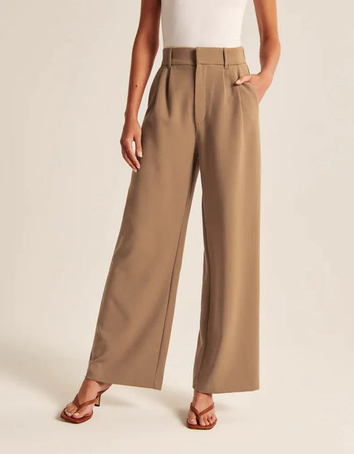 Load image into Gallery viewer, Light Wide-Leg Tailored Pants
