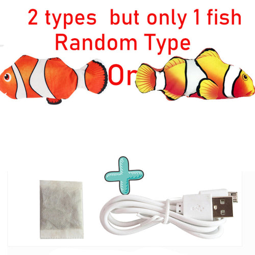 Load image into Gallery viewer, Cats USB Charger Interactive Toy Fish
