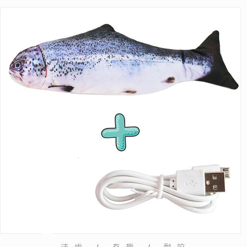 Load image into Gallery viewer, Cats USB Charger Interactive Toy Fish
