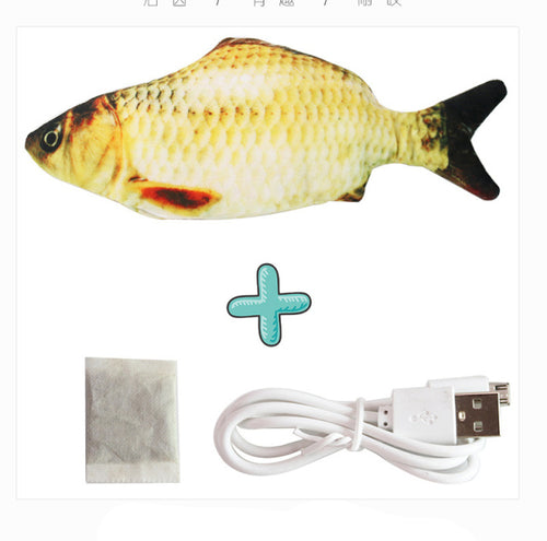 Load image into Gallery viewer, Cats USB Charger Interactive Toy Fish
