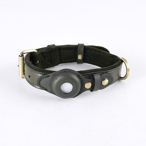 Load image into Gallery viewer, Leather Anti-Lost Dog Collar
