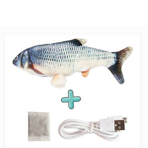 Load image into Gallery viewer, Cats USB Charger Interactive Toy Fish
