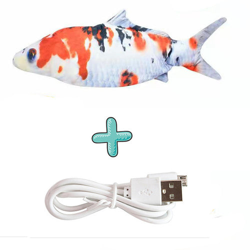 Load image into Gallery viewer, Cats USB Charger Interactive Toy Fish
