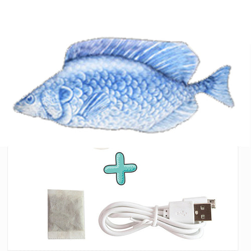 Load image into Gallery viewer, Cats USB Charger Interactive Toy Fish
