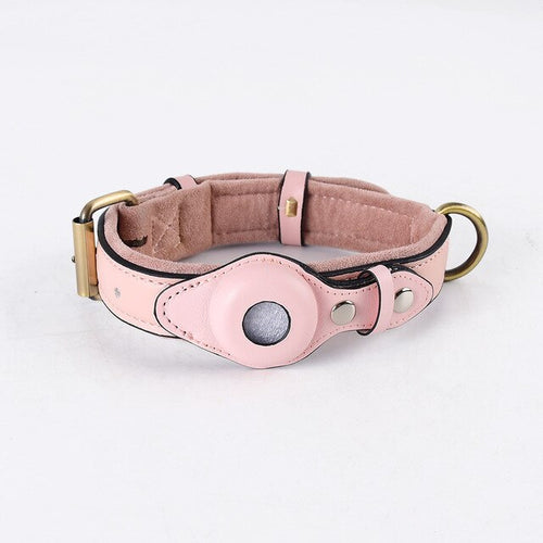 Load image into Gallery viewer, Leather Anti-Lost Dog Collar
