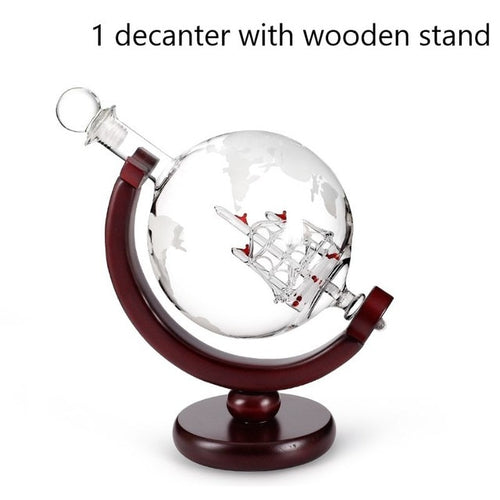 Load image into Gallery viewer, Whiskey Decanter Globe Wine Aerator Glass Set
