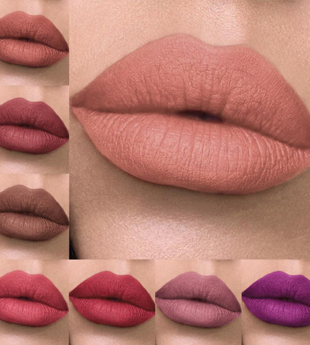 6pcs/Set Velvet Matte Lip Gloss