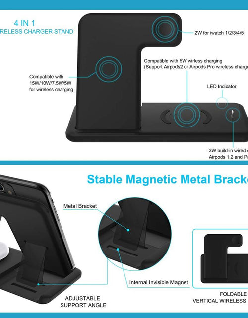 Load image into Gallery viewer, 15W Wireless Charging Station For iPhones
