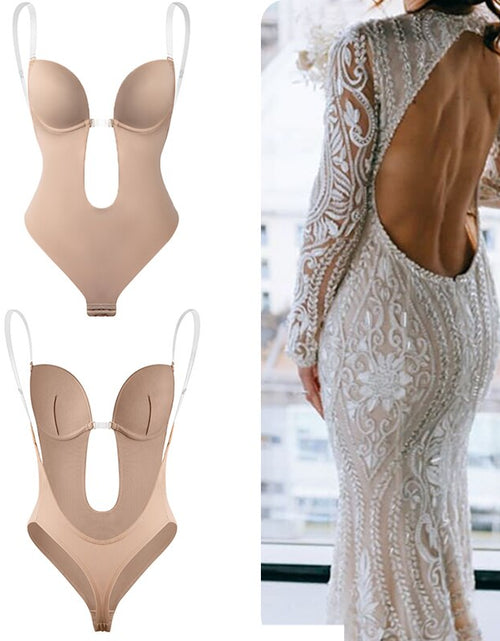 Load image into Gallery viewer, Bodysuit Corset Backless Shapewear
