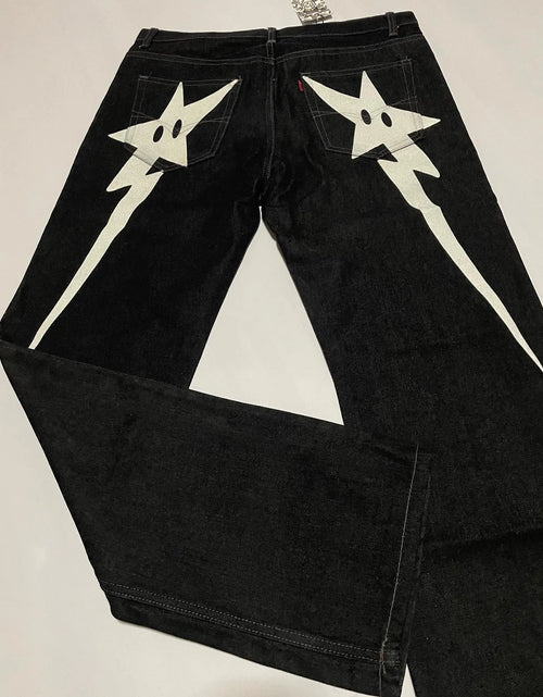 Load image into Gallery viewer, Star Baggy Jeans
