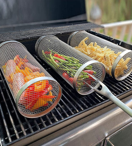 Cylinder Grill Basket