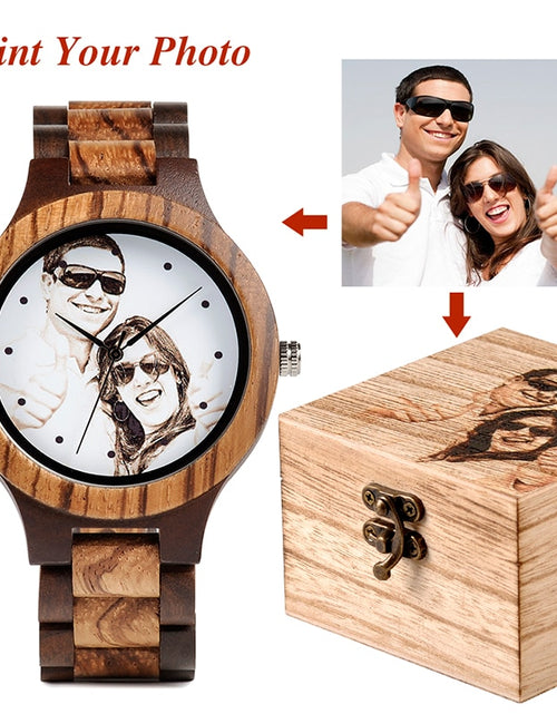 Load image into Gallery viewer, Unique Bamboo Wood Wristwatch
