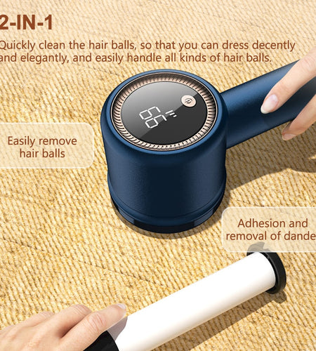 2 In 1 Electric Lint Remover Digital Display