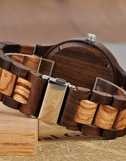 Load image into Gallery viewer, Unique Bamboo Wood Wristwatch
