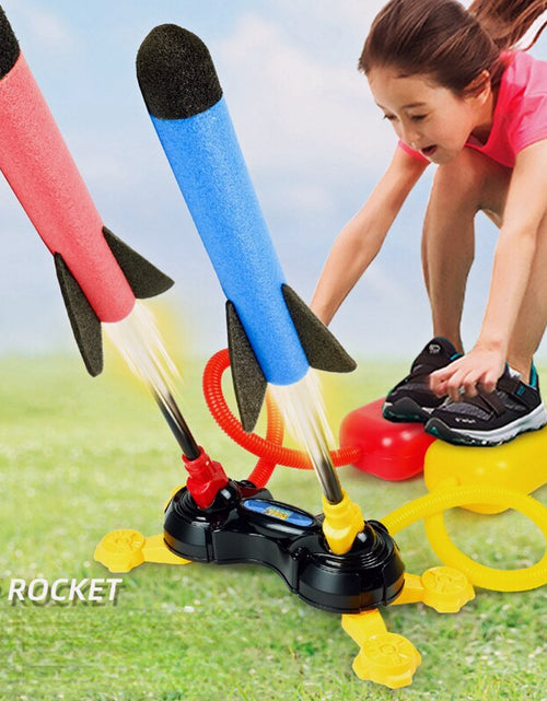 Load image into Gallery viewer, Children Outdoor Air Rocket Foot Launcher
