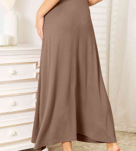 Full Size Soft Maxi Skirt