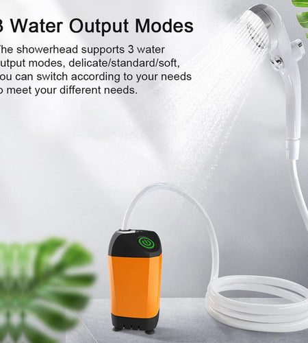 Portable Rechargeable Shower Set