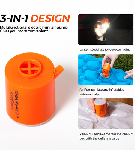 GIGA 2.0 Mini Air Pump