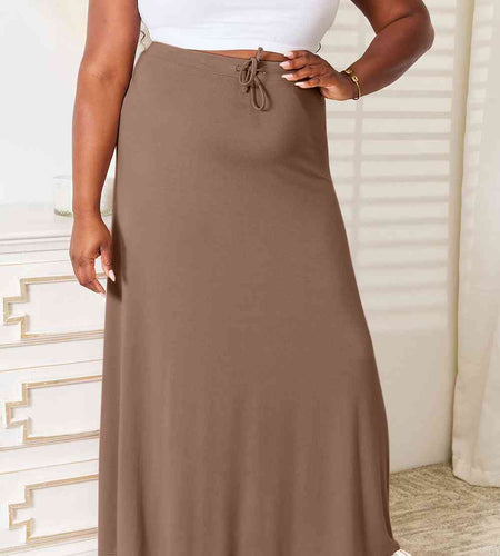 Full Size Soft Maxi Skirt