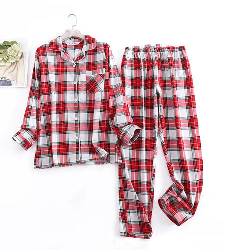 Cotton Flannel Women's Pajamas Sets