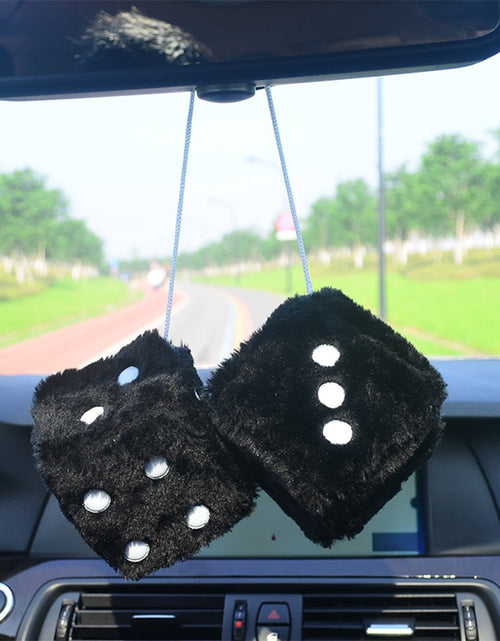 Load image into Gallery viewer, Fuzzy Plush Dice Car Accessory
