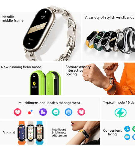 Fitness Tracker Bluetooth Band Watch
