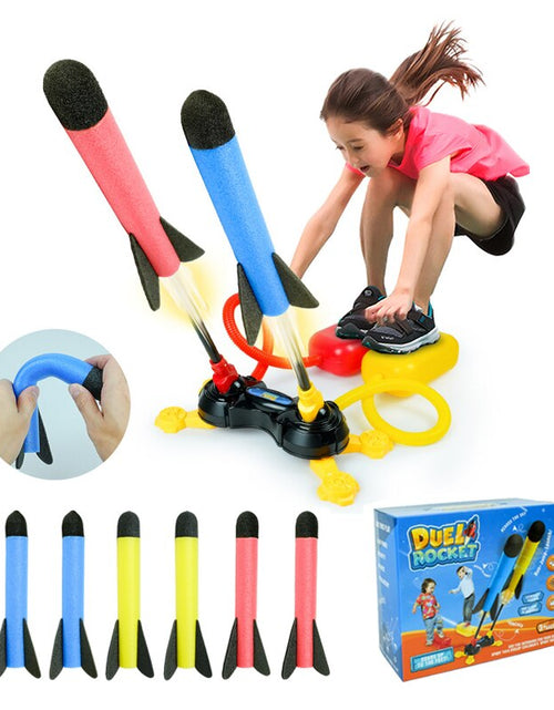 Load image into Gallery viewer, Children Outdoor Air Rocket Foot Launcher
