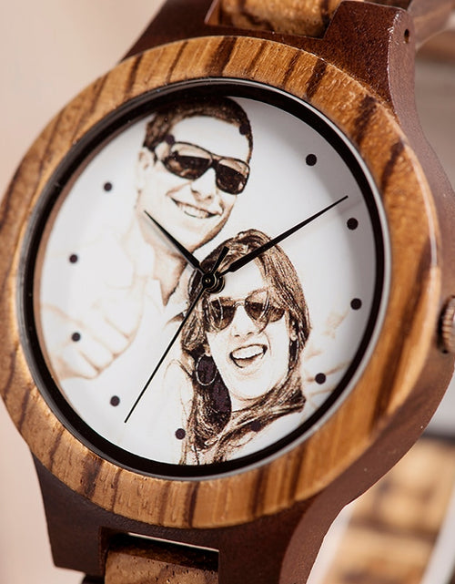 Load image into Gallery viewer, Unique Bamboo Wood Wristwatch
