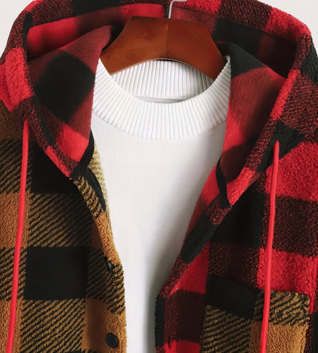 Men's Hooded Warm Long Sleeve Sweatshirt