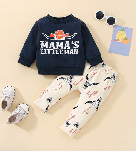 Western Cow Legging Tops Set