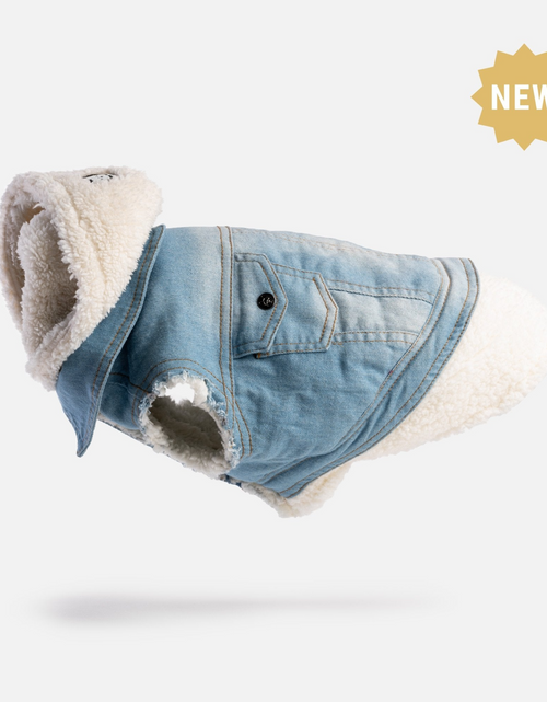 Load image into Gallery viewer, Justin - Denim Dog Jacket
