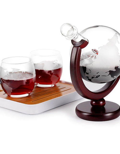 Load image into Gallery viewer, Whiskey Decanter Globe Wine Aerator Glass Set
